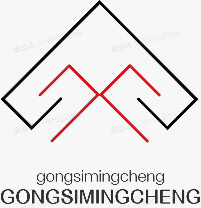 线条logo