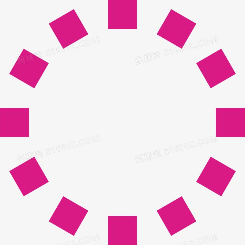 粉色虚线圆圈虚线圆素材