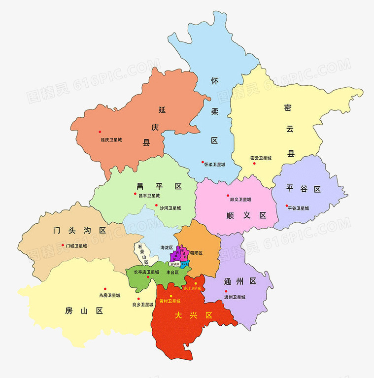 北京地图设计