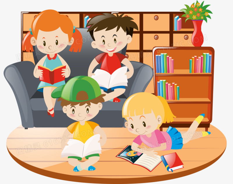 小孩看书看书的孩子学习的孩子女孩看书画画的孩子看书的小孩看书的