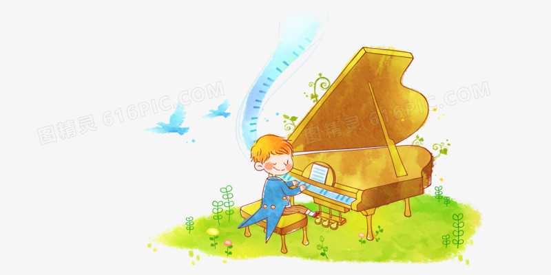 弹钢琴的小王子