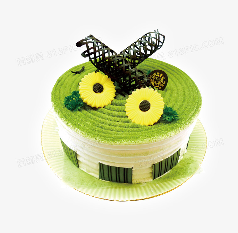绿色房子蛋糕