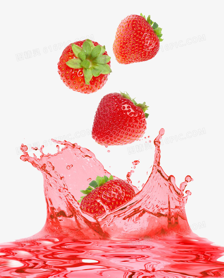 美味草莓汁