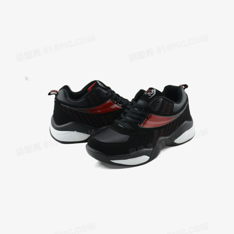 黑色酷篮球鞋