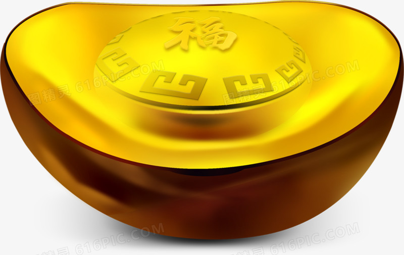 金色精美的黄金金币人民币素材