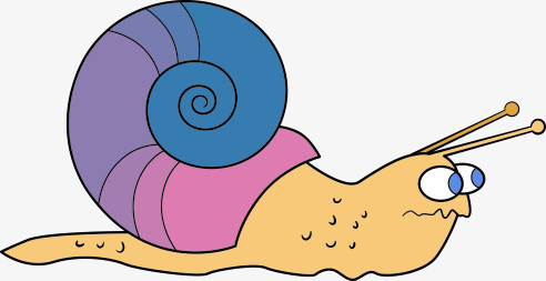 矢量卡通蜗牛