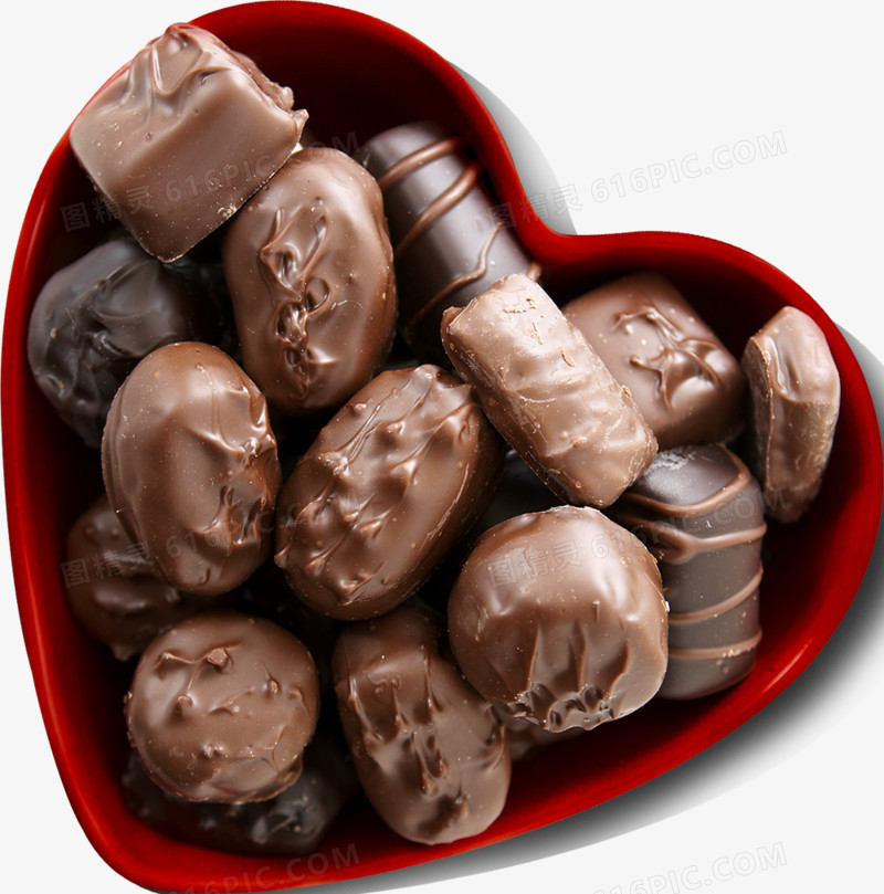 心形巧克力糖果