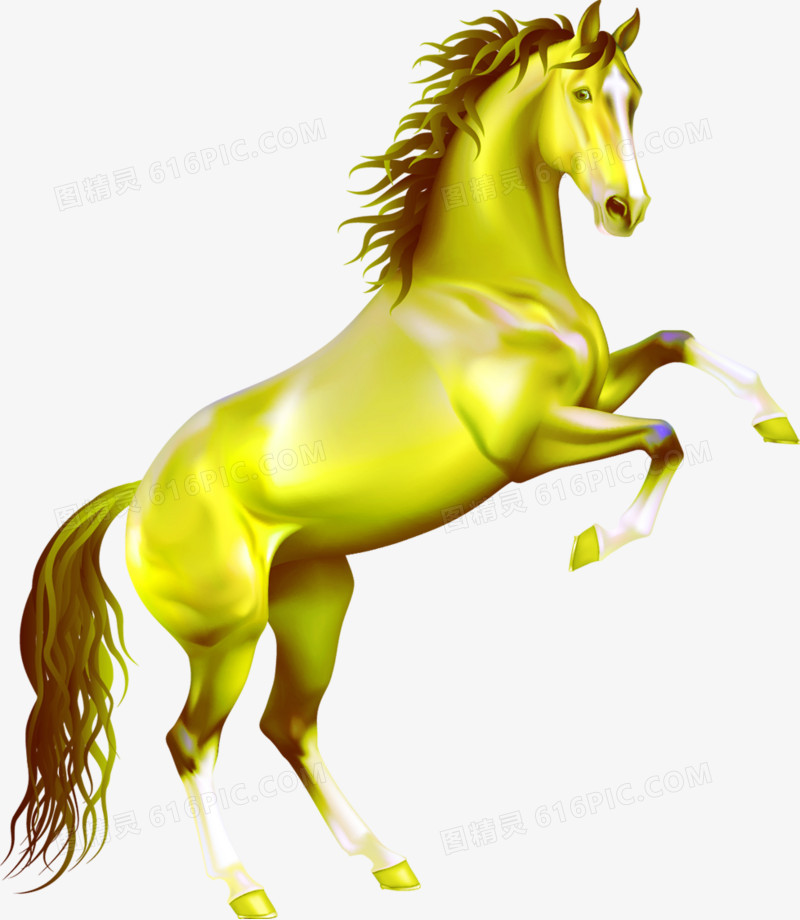 图精灵 免抠元素 装饰图案 > 金色战马 图精灵为您提供金色战马免费