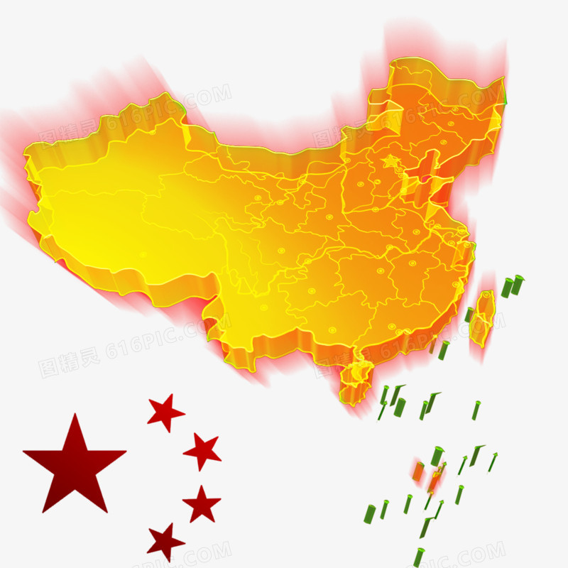 中国各省分布图