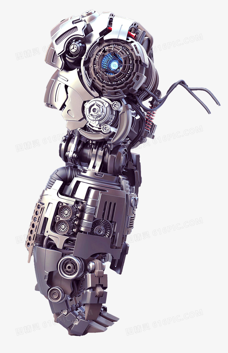 未来科幻纳米机器人图片