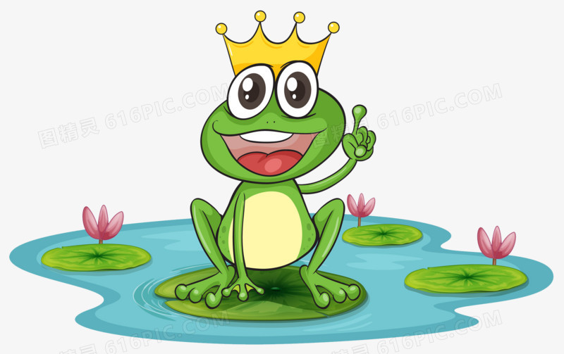 关键词:              青蛙王子卡通手绘装饰图案水彩画萌宠