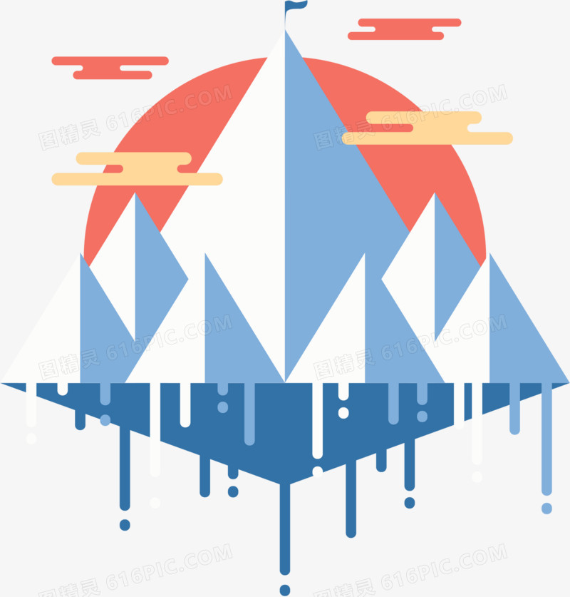 关键词:              矢量插画珠峰珠穆朗玛峰卡通珠峰