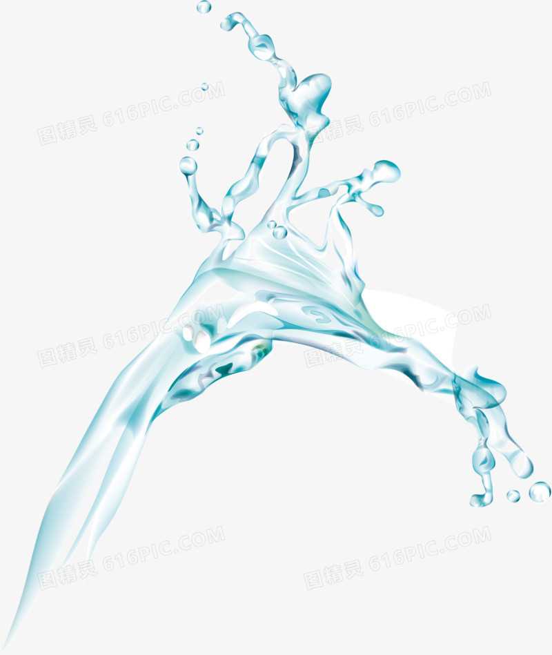 矢量手绘水浪图片免费下载_高清png素材_图精灵