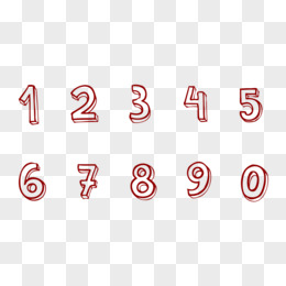手绘数字图片素材 免费手绘数字png设计图片大全 图精灵