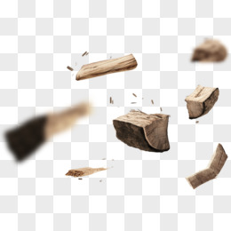 碎裂的木头块