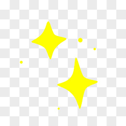 黄色的四角星星