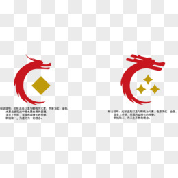 龙纹logo素材