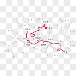 红二十五军线图长征路线地图线路