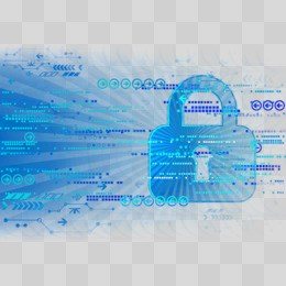 蓝色科技密码锁