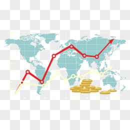 矢量国际货币走势图