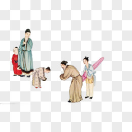 古代鞠躬见面