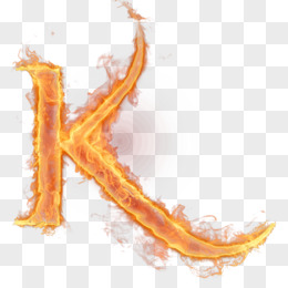 火焰字母K