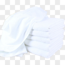几条洁白的毛巾