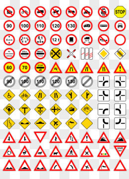 矢量交通标识牌