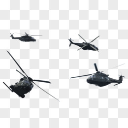 4架直升机