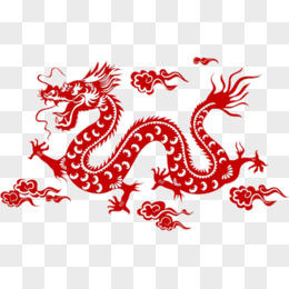 彩色的龙图案