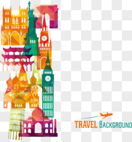 欧洲旅游广告背景