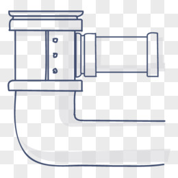 矢量卡通管道素材
