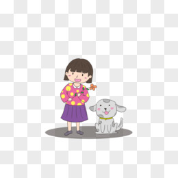 卡通可爱女孩寒假在家生活休闲午睡元素