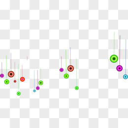 电商漂浮装饰圆点卡通