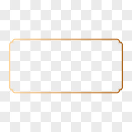 金色边框装饰免抠元素