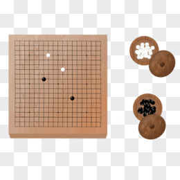 手绘围棋俯视免抠元素