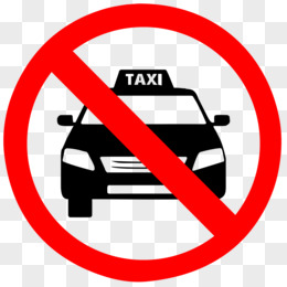禁止停放出租车的标志图标元素