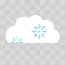 雪天气预报图标素材