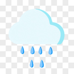 天气预报下雨图标元素