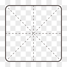 简约田字格格子边框元素