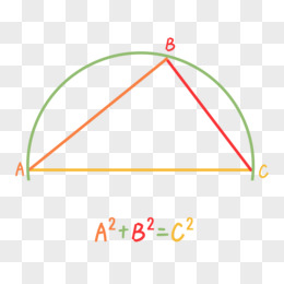 手绘多彩几何数学公式素材