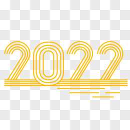 新年2022简约字体设计