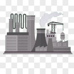 灰色工厂平面图