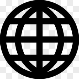 全球界面符号的地球电网图标