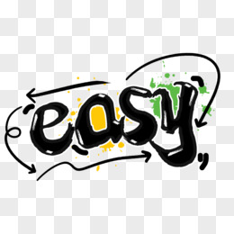 easy手绘英文艺术字设计