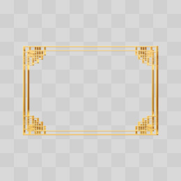 立体中国风简约大气边框元素