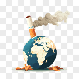 世界无烟日吸烟有害健康创意免抠元素