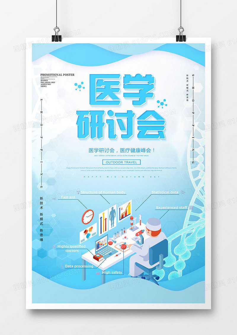 蓝色科技医学研讨会海报