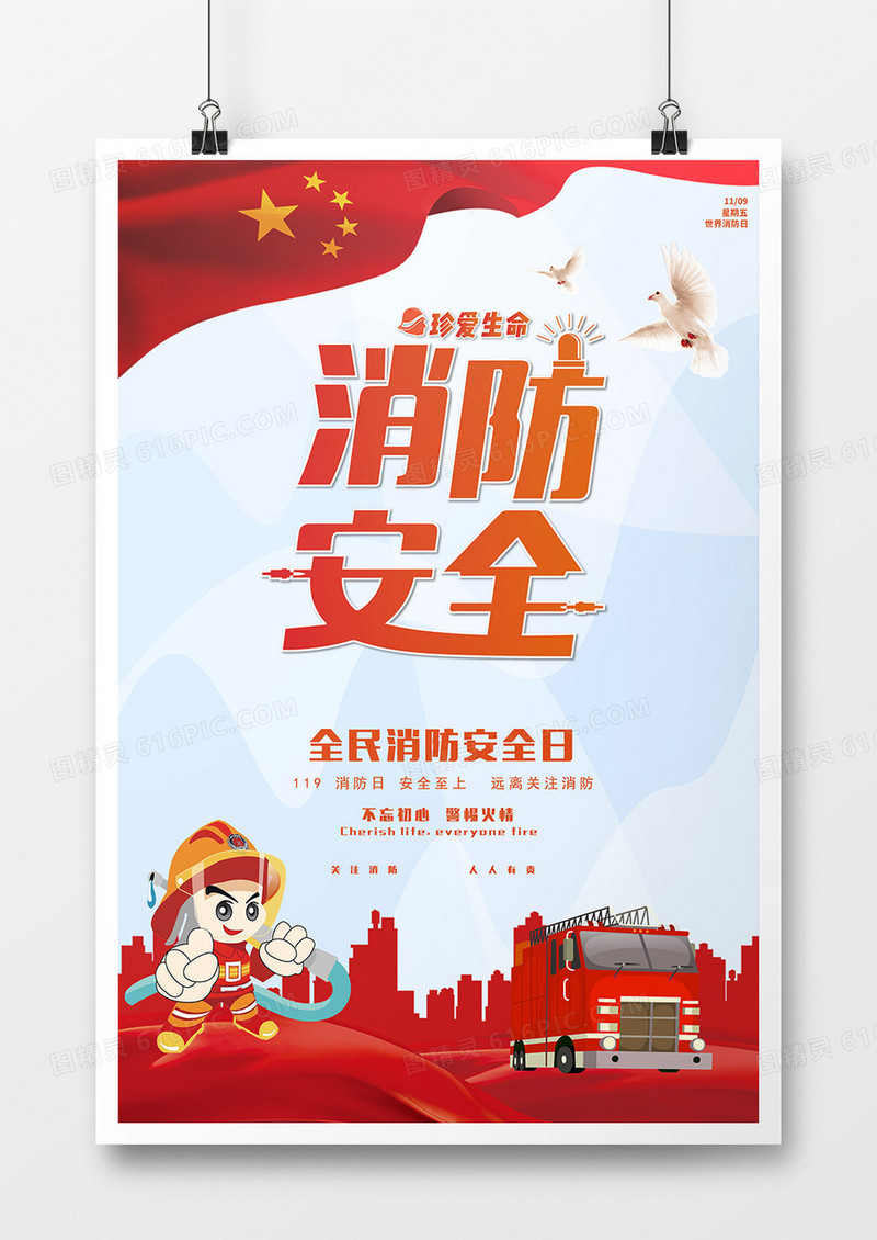 国际消防安全海报