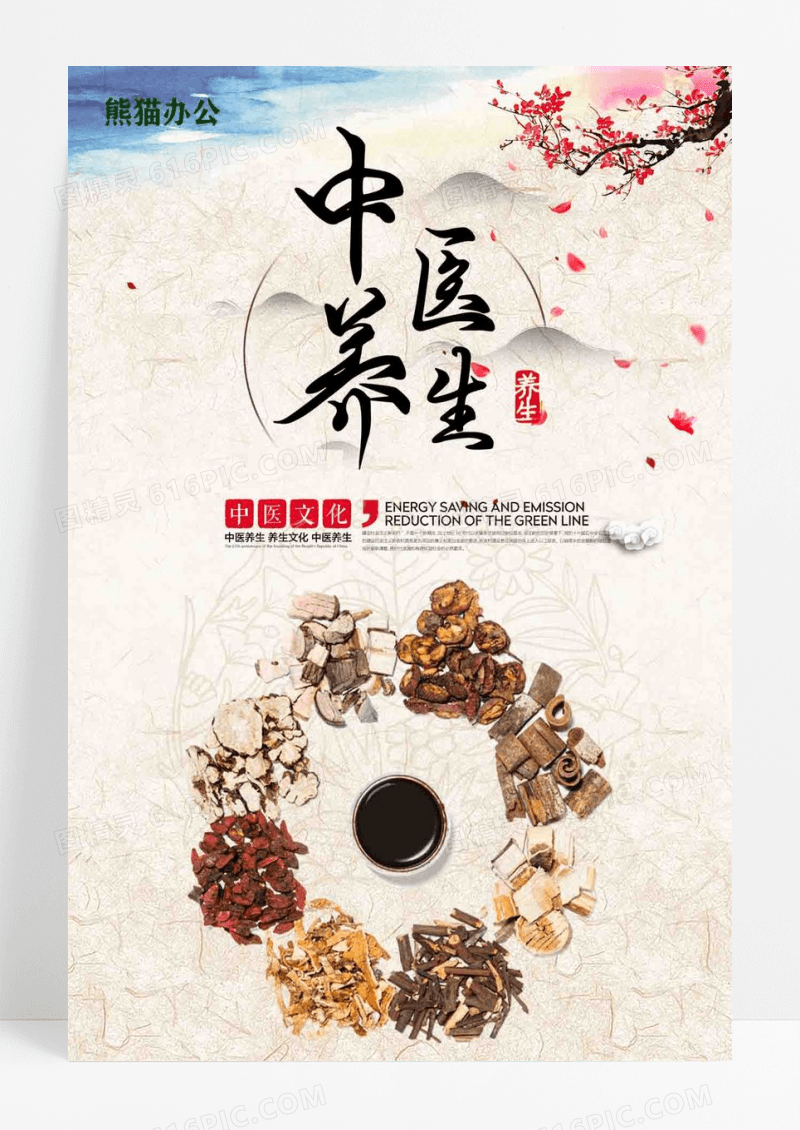 中医养生文化海报